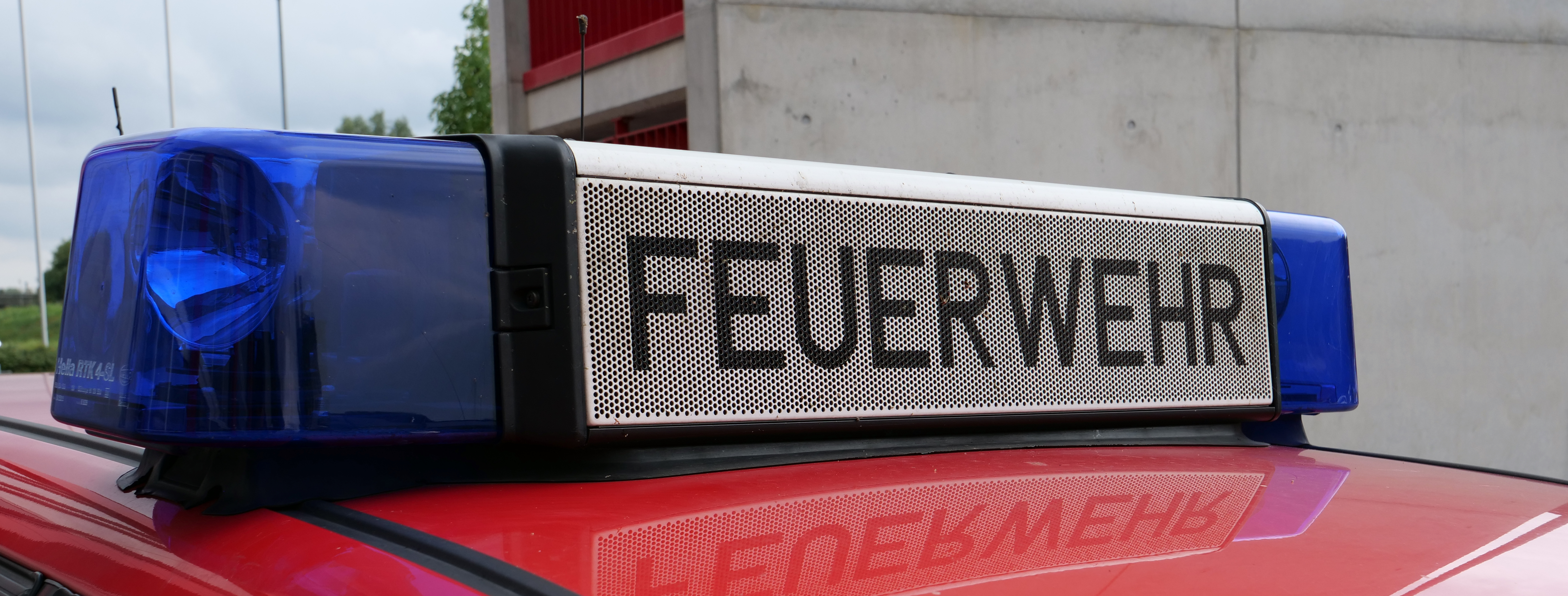 Banner Blaulichtbalken